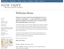 Tablet Screenshot of newhopefwb.org